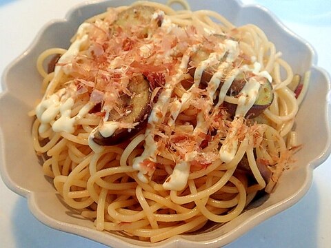 ❤茄子と梅干しの和風マヨパスタ❤